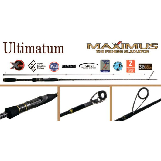Maximus Ultimatum Spinnrute Für Zander Und Barsch - Extra Fast Action Mit Fuji Rollenhalter